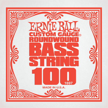.100 NICKEL WOUND ELECTRIC BASS STRING SINGLE