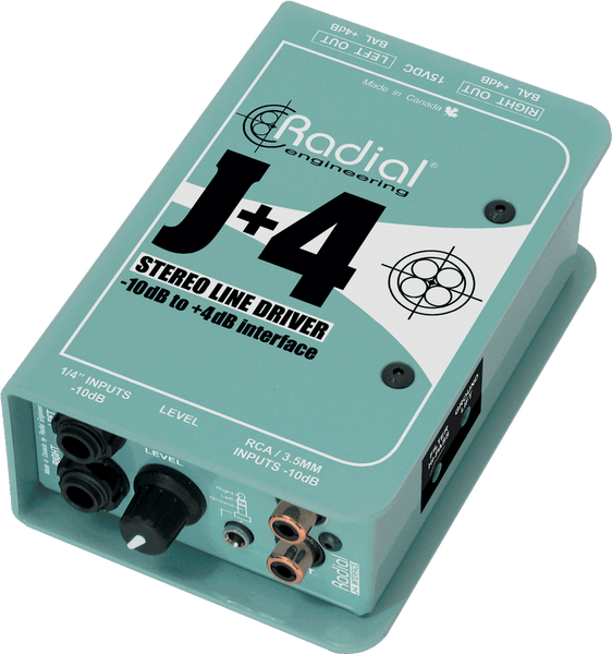 J+4 Convertitore stereo attivo