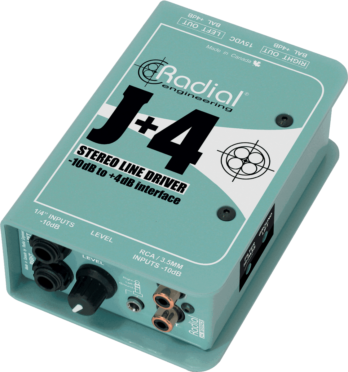 J+4 Convertitore stereo attivo