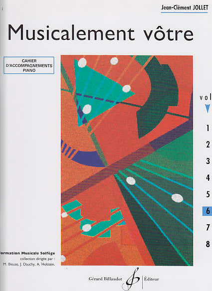 JOLLET JEAN-CLEMENT - MUSICALMENTE VOSTRO VOL.6 - ACCOMPAGNAMENTI PER INSEGNANTE