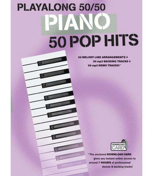 PLAYALONG 50/50 SUCCESSI POP PER PIANO - PIANO SOLO