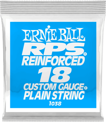 .018 RPS REINFORCED PLAIN ELECTRIC GUITAR STRINGS