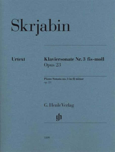 Scriabine A. - Piano Sonata N°3 Op.23
