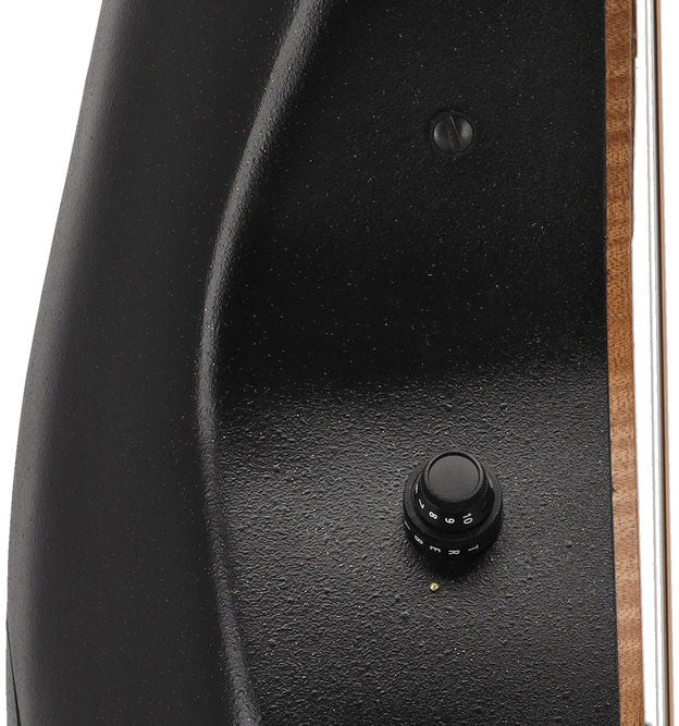Adamas U581T-SPM Mid-Depth Non-Cutaway Black Satin Copper Metal Flake