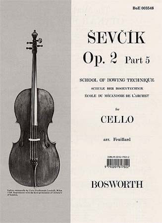 Sevcik - Op.2 Parte 5 - Scuola della tecnica dell'arco - Violoncello