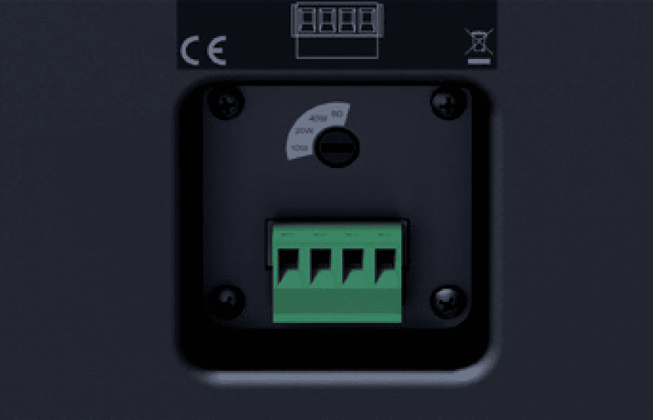 2 vie 5" - 50w/8O-100v - Bianco
