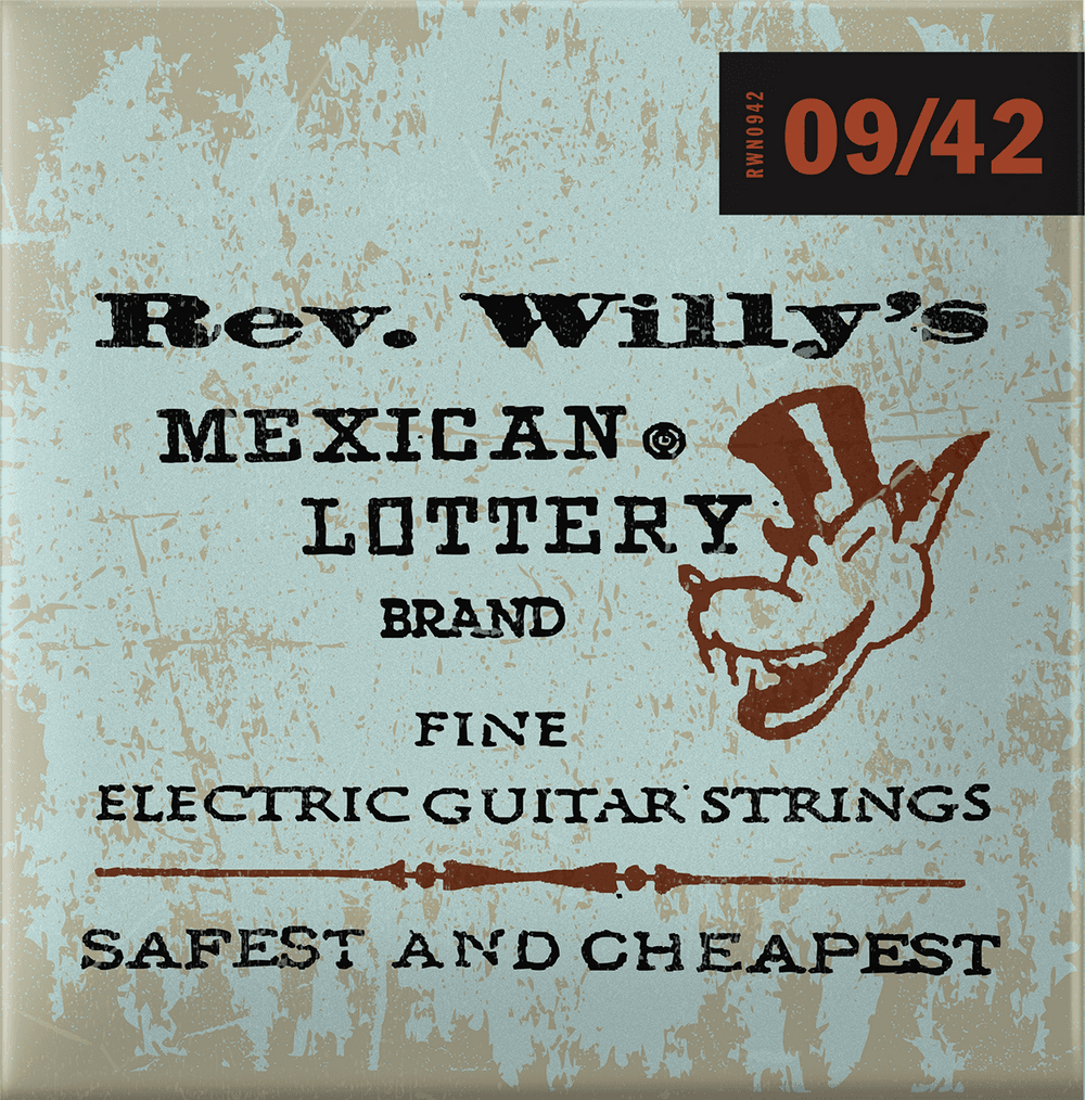 Dunlop ELECTRIC CORDS SIGNATURE REV. WILLY'S LOTTERY MEDIUM LIGHT !9-11-16-24-32-42-42