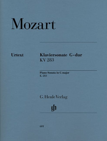 MOZART W.A. - SONATA PER PIANOFORTE IN SOL MAGGIORE K. 283 (189H)