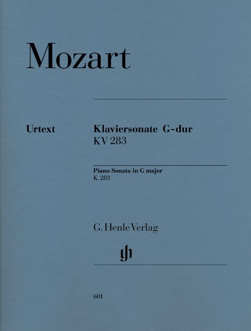 MOZART W.A. - SONATA PER PIANOFORTE IN SOL MAGGIORE K. 283 (189H)