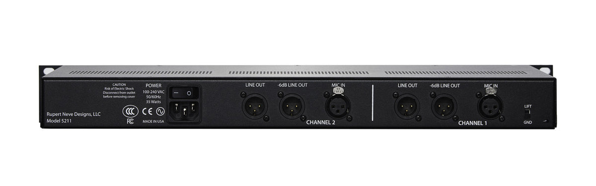5211 2-Channel Mic Pre