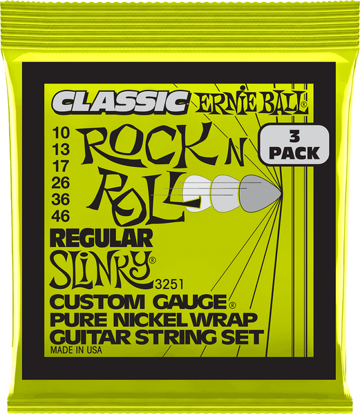 3251 Classic RNR Regular Slinky 10-46 Confezione da 3