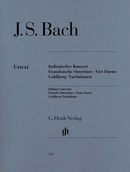 J.S. - Italian Concerto French Overture Four Duets Goldberg Variations