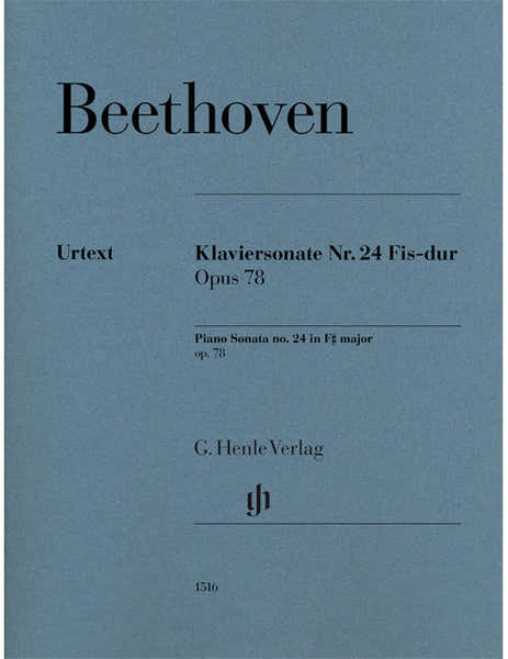 Piano Sonata No. 24 F Sharp Major Op. 78