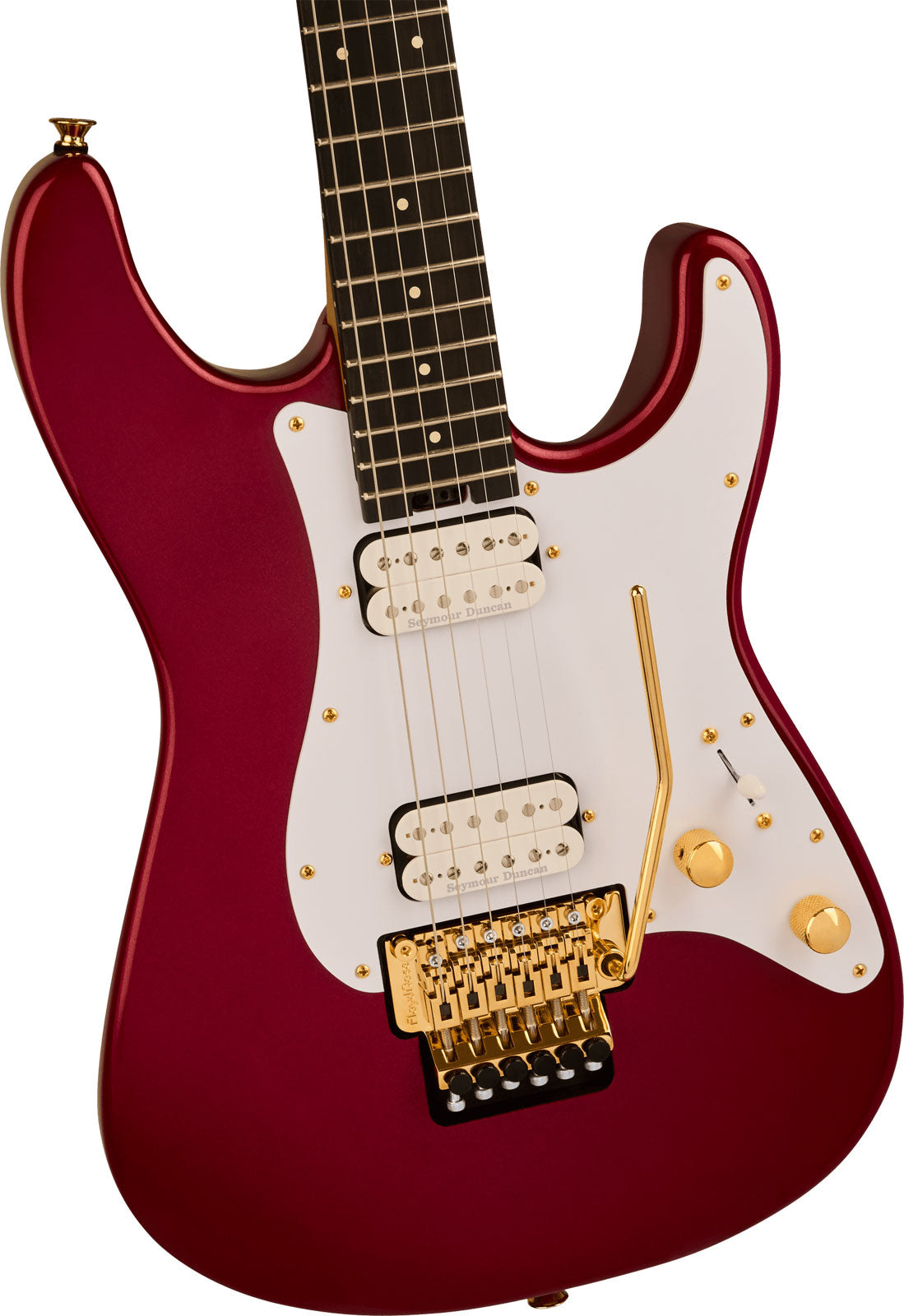 Pro-Mod Plus So-Cal SC1 Style 1 HH FR EBO Candy Apple Red - STOCKB