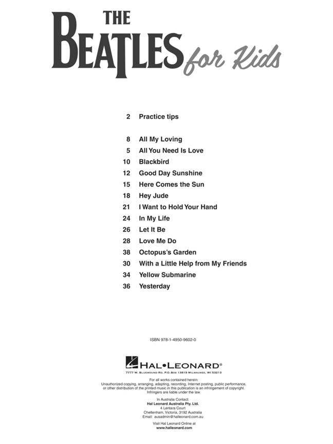 The Beatles per bambini - pianoforte