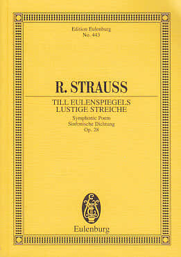 Strauss Richard - Till Eulenspiegels Lustige Streiche - Poema sinfonico Op.28 - Partitura del direttore