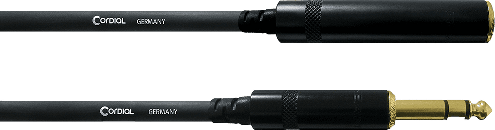 Cordial Cavo Audio Stereo Maschio/Jack Femmina 10 m