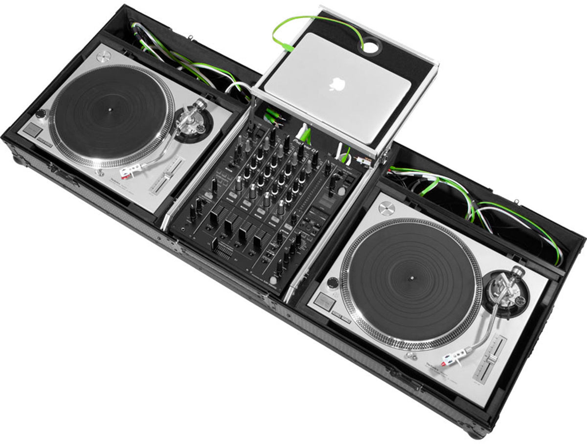 Flight Console DJ Mixer 12'' / SL-1210 Technics W LTS Nero