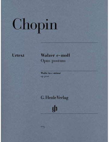 Chopin - Valse Mi Mineur Op. Post. - Piano