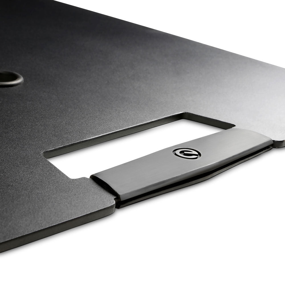 LS 331 B - BASE LUMINOSA CON BASE QUADRATA IN ACCIAIO