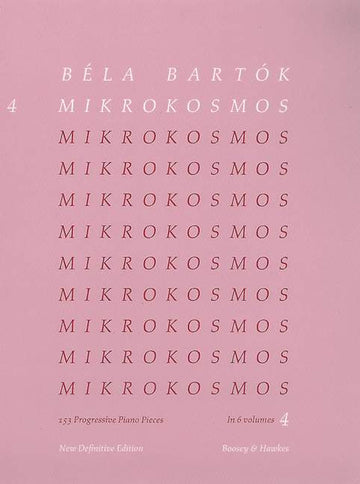Bartok Bela - Mikrokosmos Vol.4 - Pianoforte