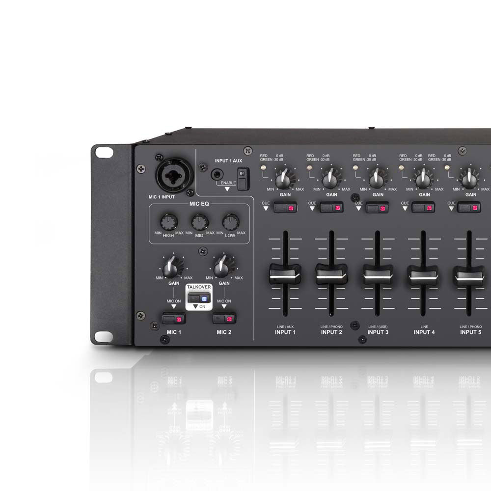 ZONA 624 - MIXER 4 ZONE RACKABLE 3 U