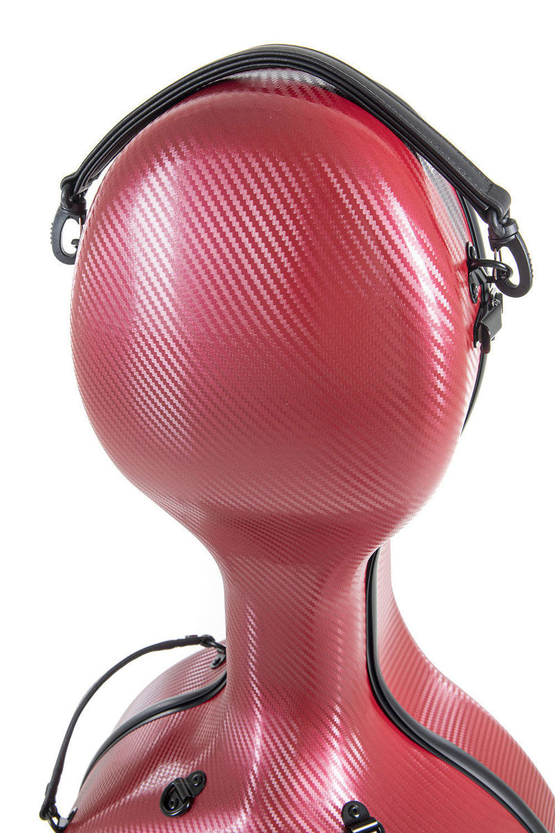 CELLO CASE POLYCARBONAT 4.6 4/4 RED ROLLY