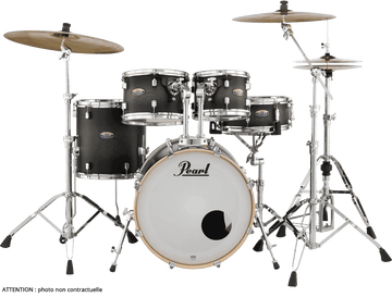 Decade Maple Stage 22 Nero satinato Burst