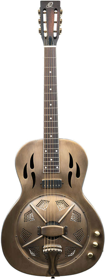 Americana 4/4 Chitarra resonator + custodia morbida professionale