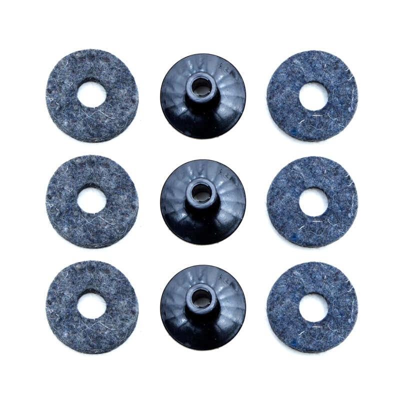 PACK OF 3 CYMBAL FELTS AND BUTTERFLIES