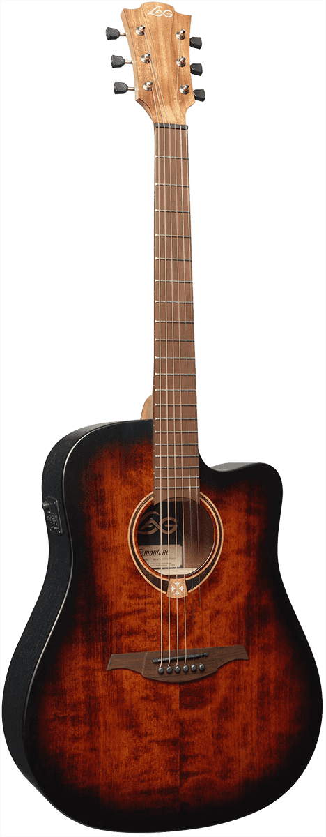 Tramontane T70DCE-B&B Dreadnought Ctw Nero & Marrone