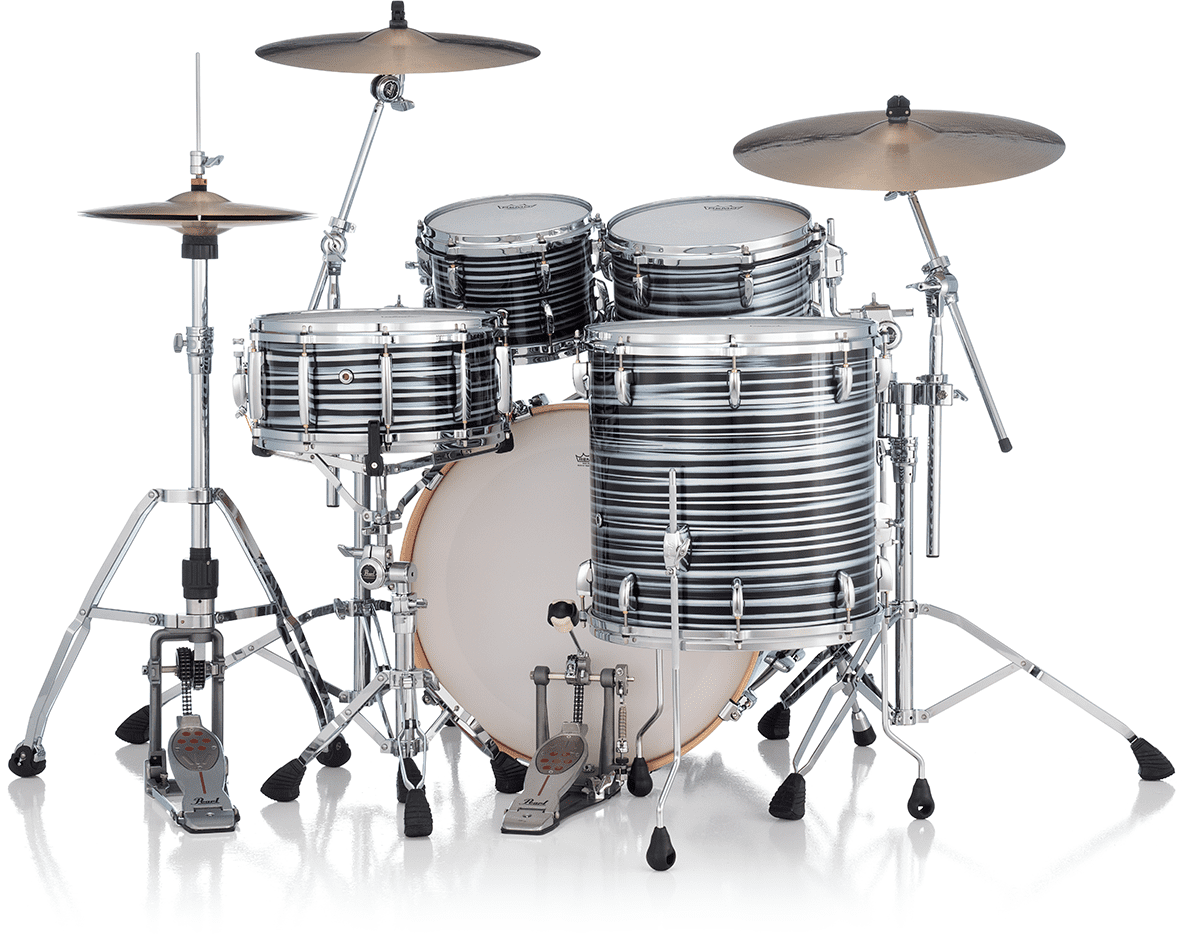Masters Maple Gum Stage 22 GYROLOCK-l Oyster Swirl Nero