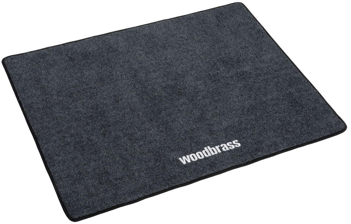 Tappeto per Batteria 130 x 100 cm Grigio Scuro