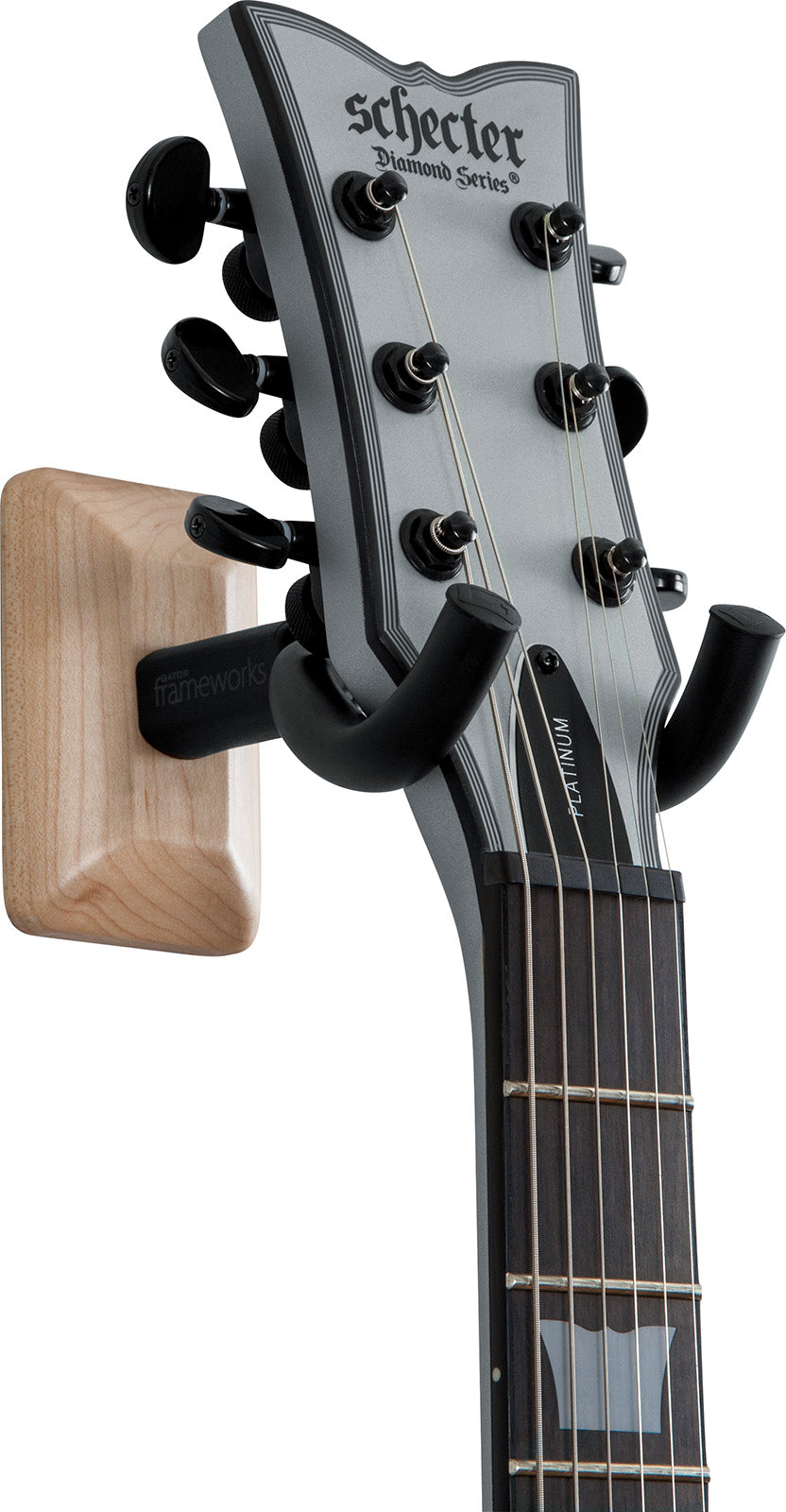 Supporto da parete per chitarra placca in acero