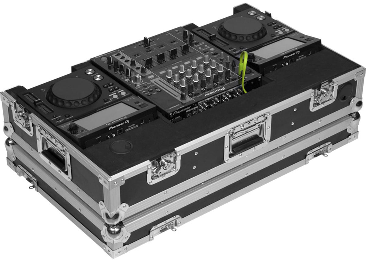 Flight Consolle 10/12'' XDJ700 e DJM750 W Argento