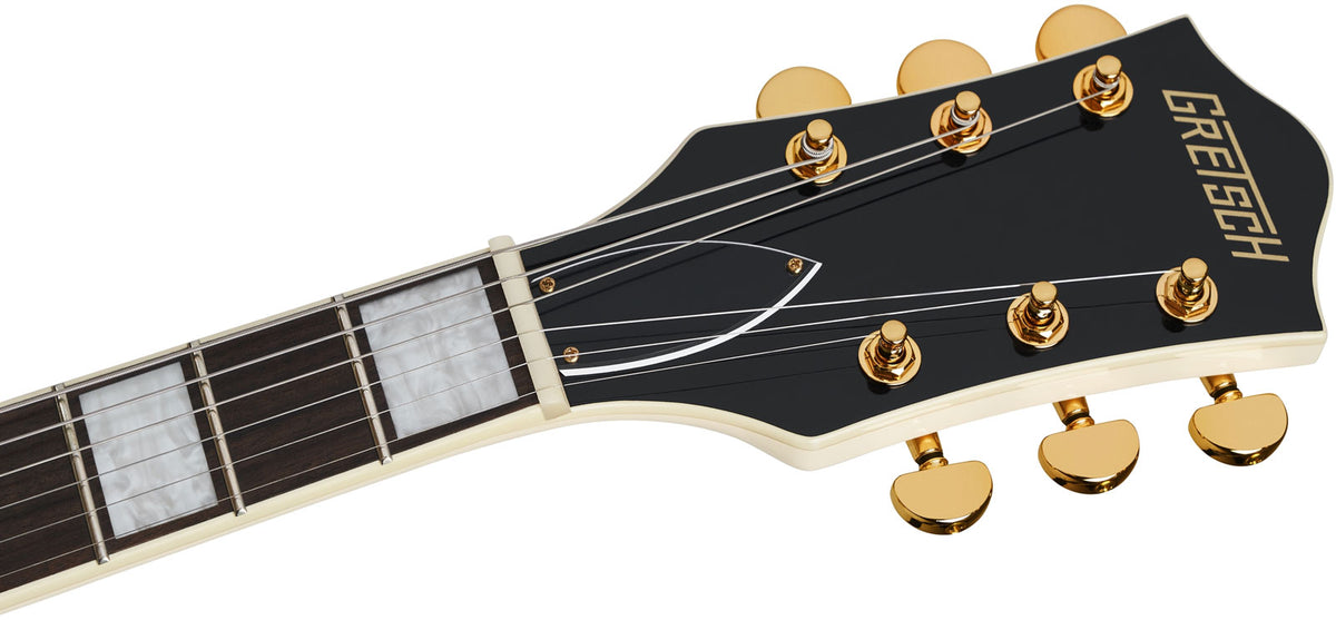 G2655TG Streamliner Blocco centrale Jr. Bigsby LTD LRL Bianco vintage
