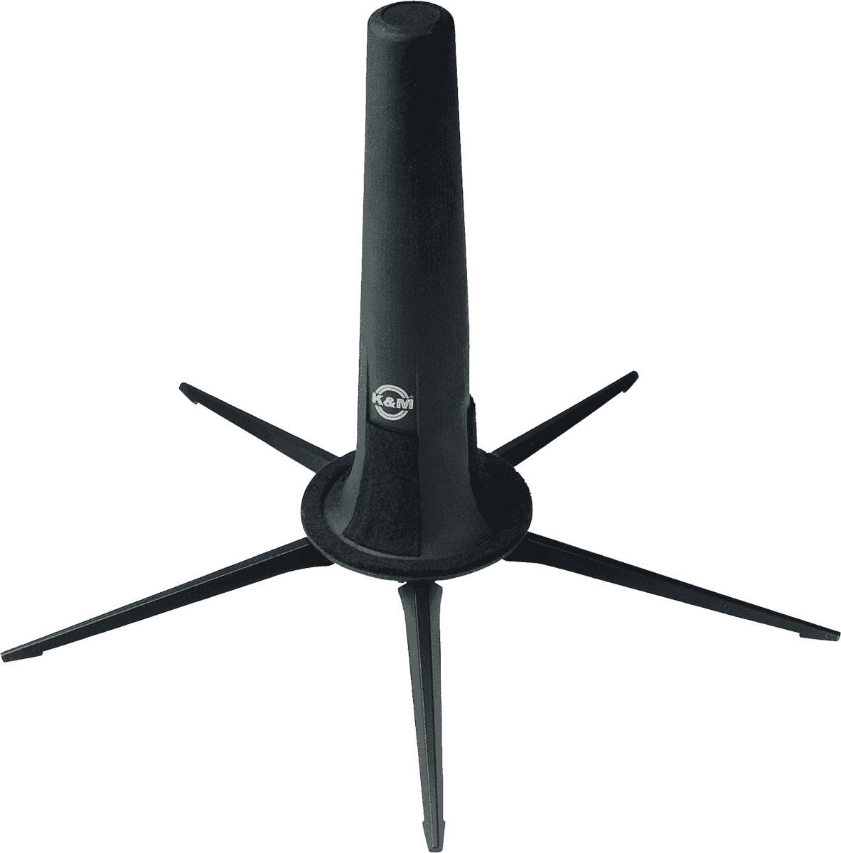 K&M Supporto Nero Per Sax Soprano Dritto
