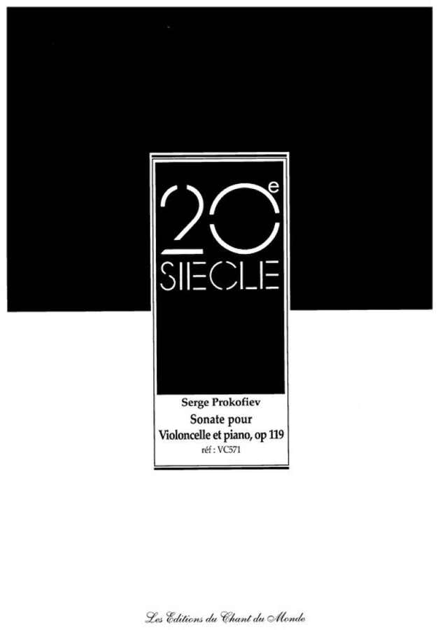 Prokofiev S. - Sonata Op. 119 - Violoncello e pianoforte