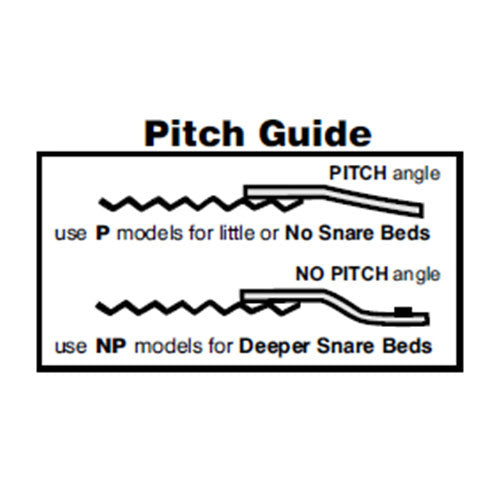 FC1220P 12" SNARE WIRES - 20 STRANDS CARBON WITH PITCH