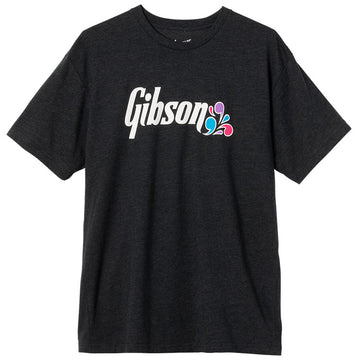 "XL" T-shirt con logo floreale (Grigio scuro)