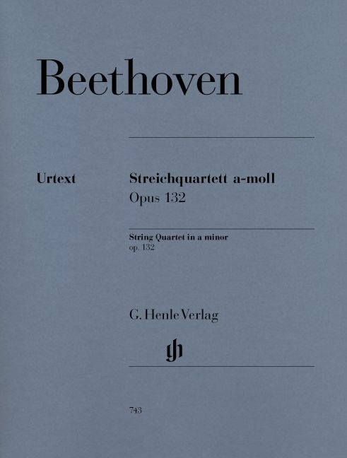 Beethoven L.V. - Quartetto d'archi in La minore Op. 132