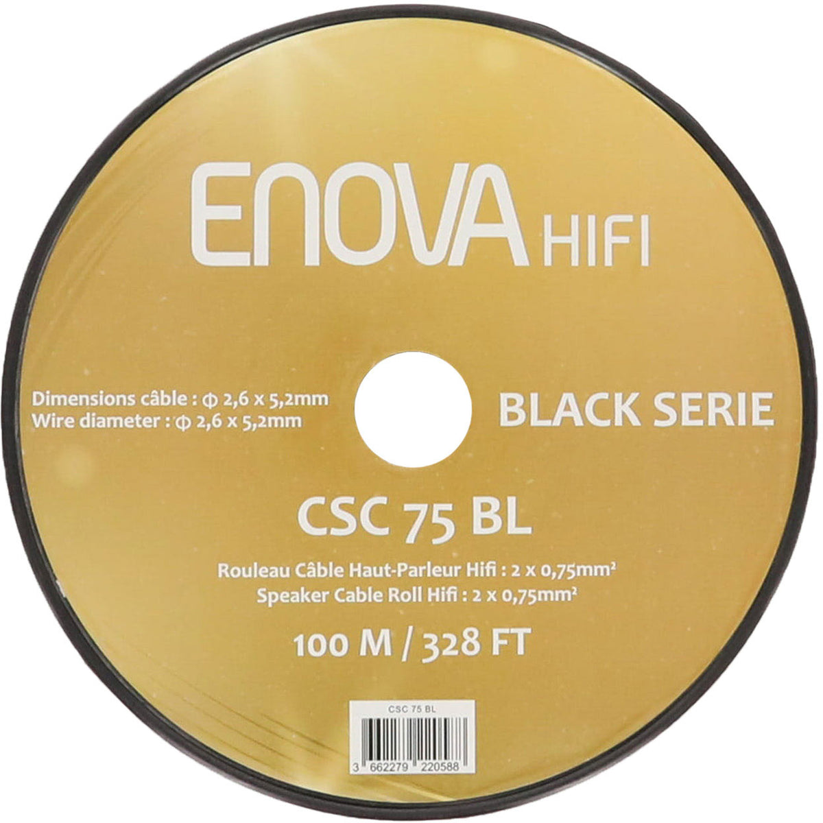 Cavo HIFI per Altoparlante CSC 75 BL