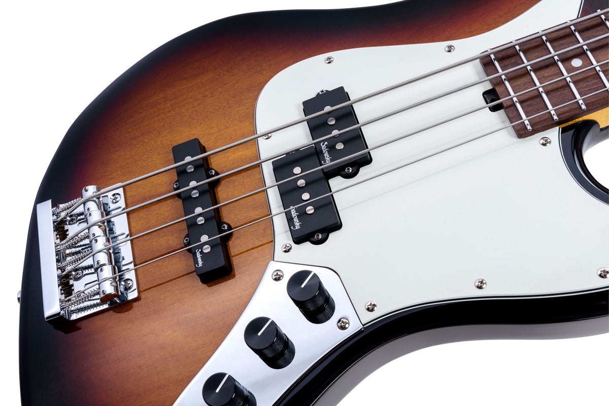 Metroexpress 21 Hybrid Pj 4 String - Tobacco Burst,Rosewood