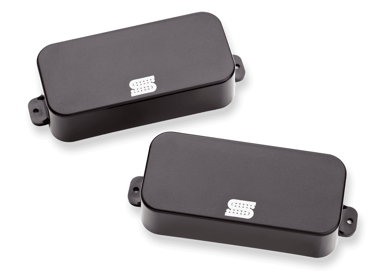 HUMBUCKER SET ALT.METAL BLACKOUTS 7 STRINGS PASSIVE MOUNT NOIR