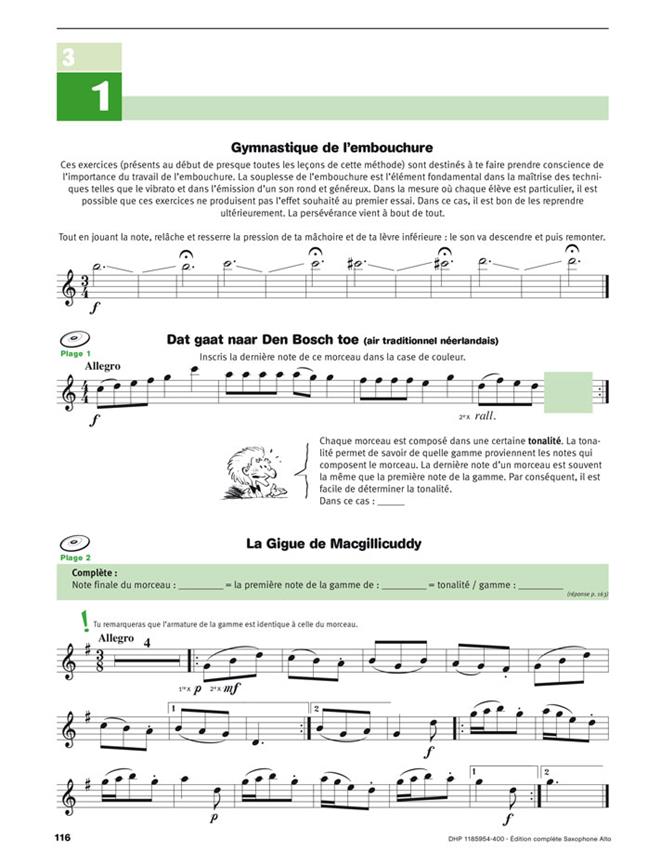 Écouter Lire Et Jouer Edizione Completa Sassofono Contralto