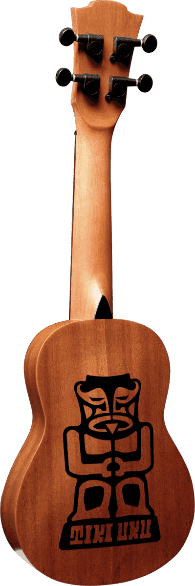 Tiki Baby Tku150Se Ukulele Baby-Soprano Fondo Arcuato Sottile Elettrico