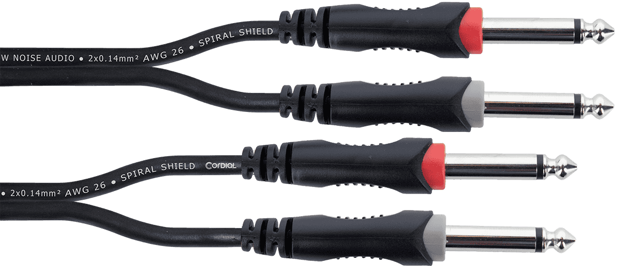 Cavo Audio Doppio Jack Mono 6 M