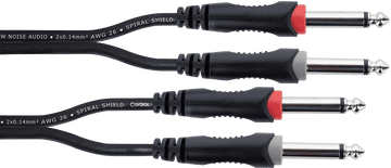 Cavo Audio Doppio Jack Mono 6 M