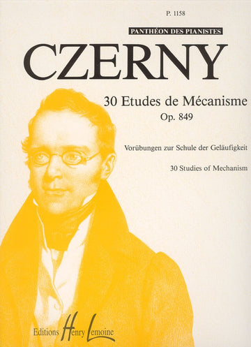 Czerny Carl - Etudes De Mecanisme (30) Op.849 - Piano
