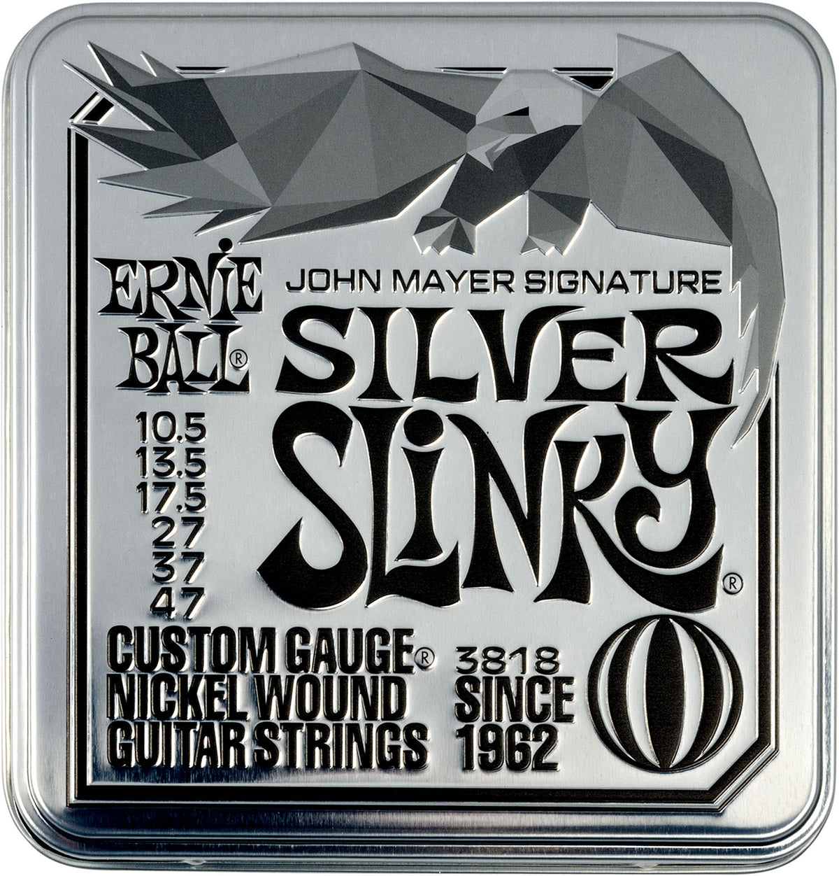 PACK DE 3 JOHN MAYER SILVER SLINKY 10,5-47